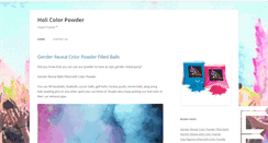 Desktop Screenshot of holicolorpowder.com